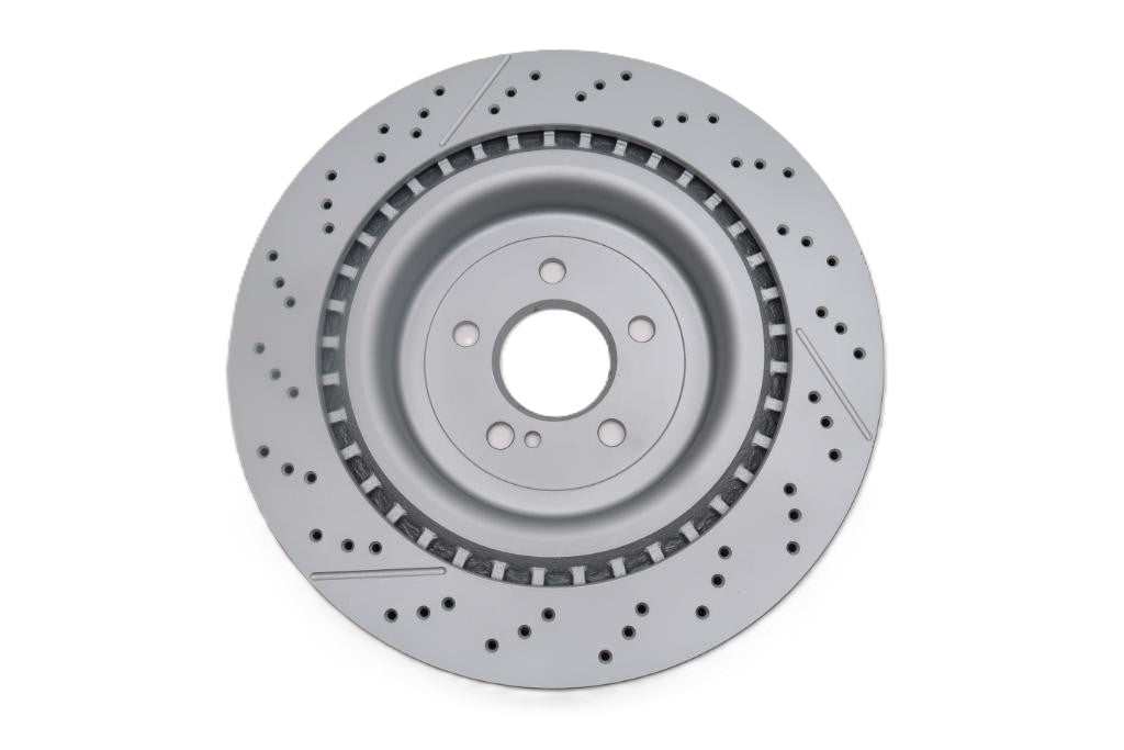 Mercedes Gt C63 Sl63 Sl65 rear brake disc rotor 1pc TopEuro #2674