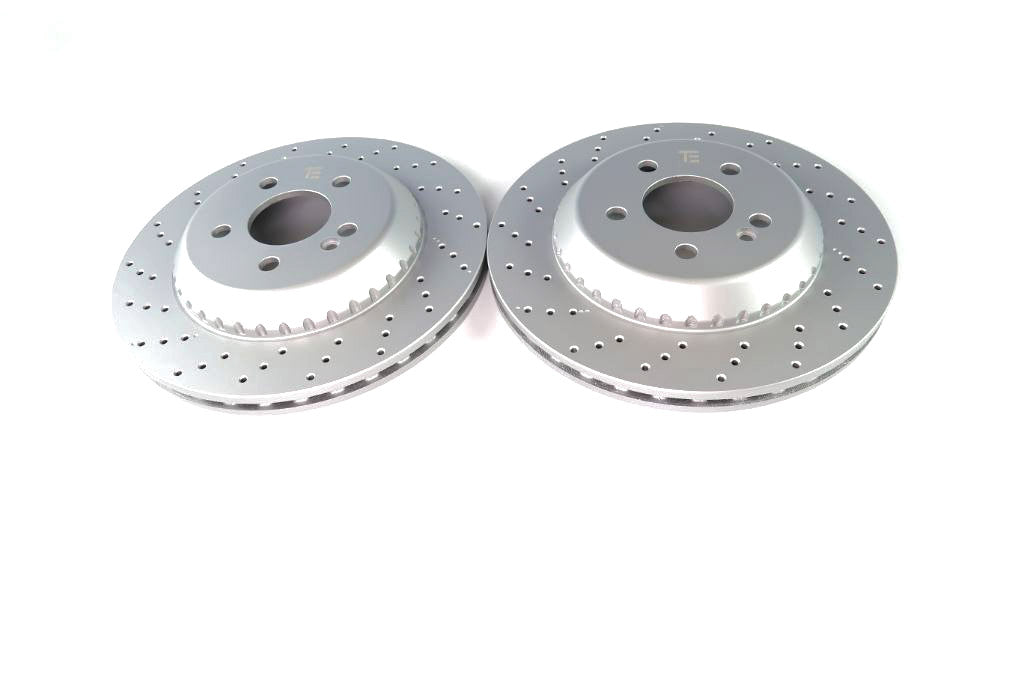 Mercedes S class Maybach S550 S550e S560 S450 rear brake rotors TopEuro #1206