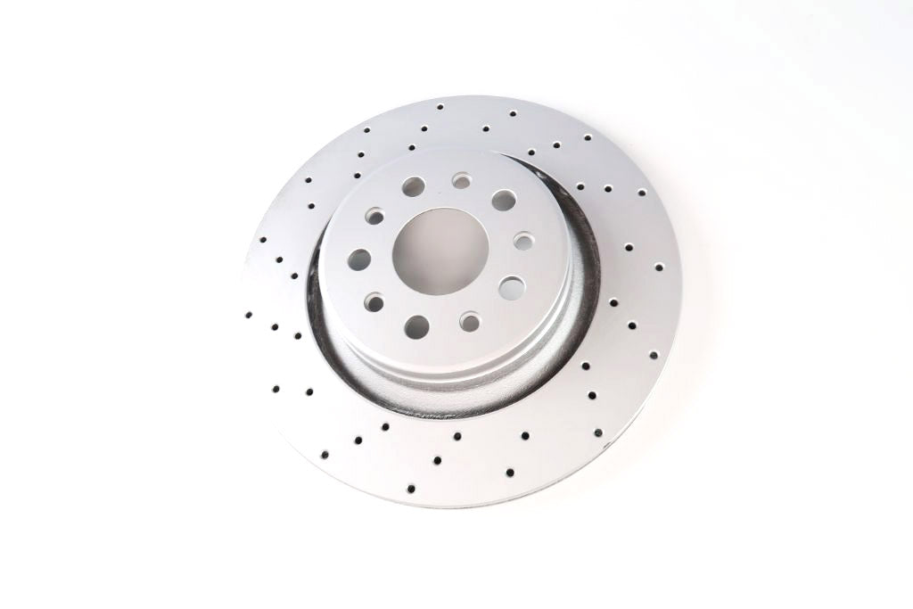Maserati Levante front rear brake pads & drilled rotors upgrade TopEuro #1221