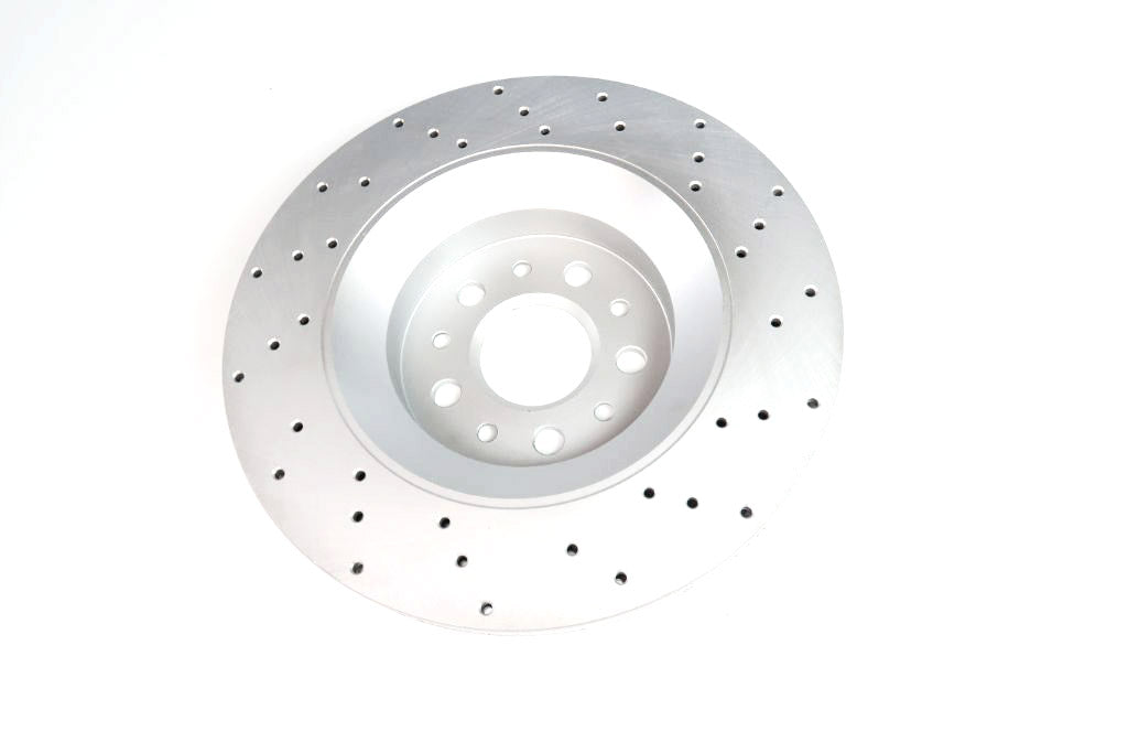 Maserati Levante front rear brake pads & drilled rotors upgrade TopEuro #1221