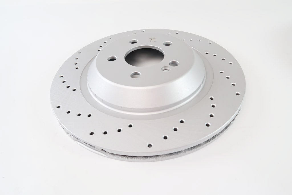 Mercedes S class S550 front and rear brake pads & rotors TopEuro #665