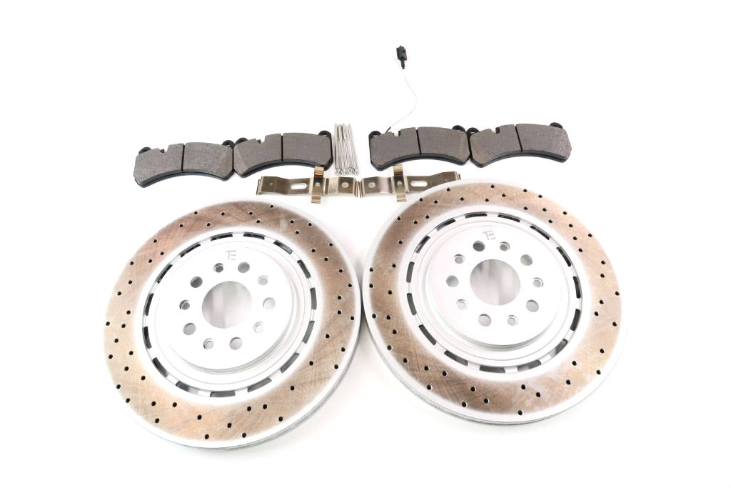 Maserati Ghibli Quattroporte front brake pads rotors + oil filter #1320