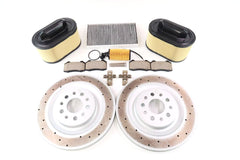 Maserati Ghibli Quattroporte rear brake pads rotors + filters 17-24 #1325