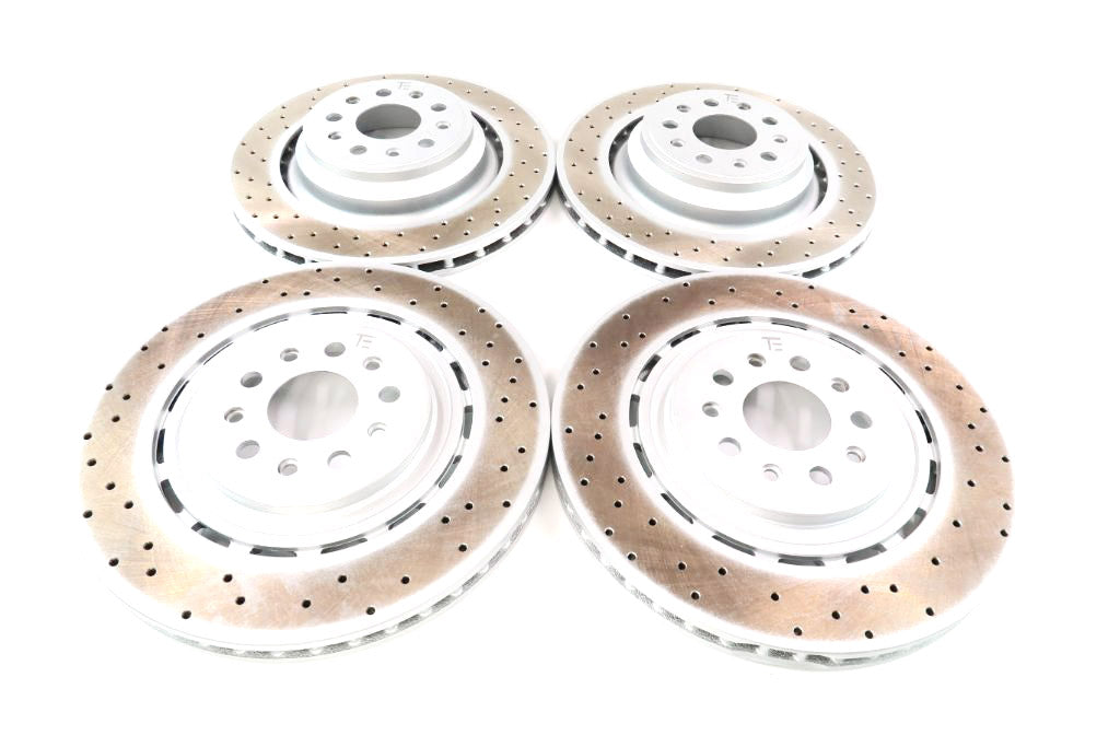 Maserati Ghibli Quattroporte front rear brake pads rotors + oil filter 2014-16 #1332