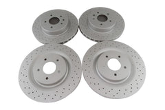 Aston Martin Db7 Vantage front & rear brake disc rotors TopEuro #1438