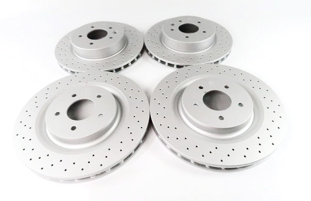 Aston Martin Db7 Vantage front & rear brake disc rotors TopEuro #1438